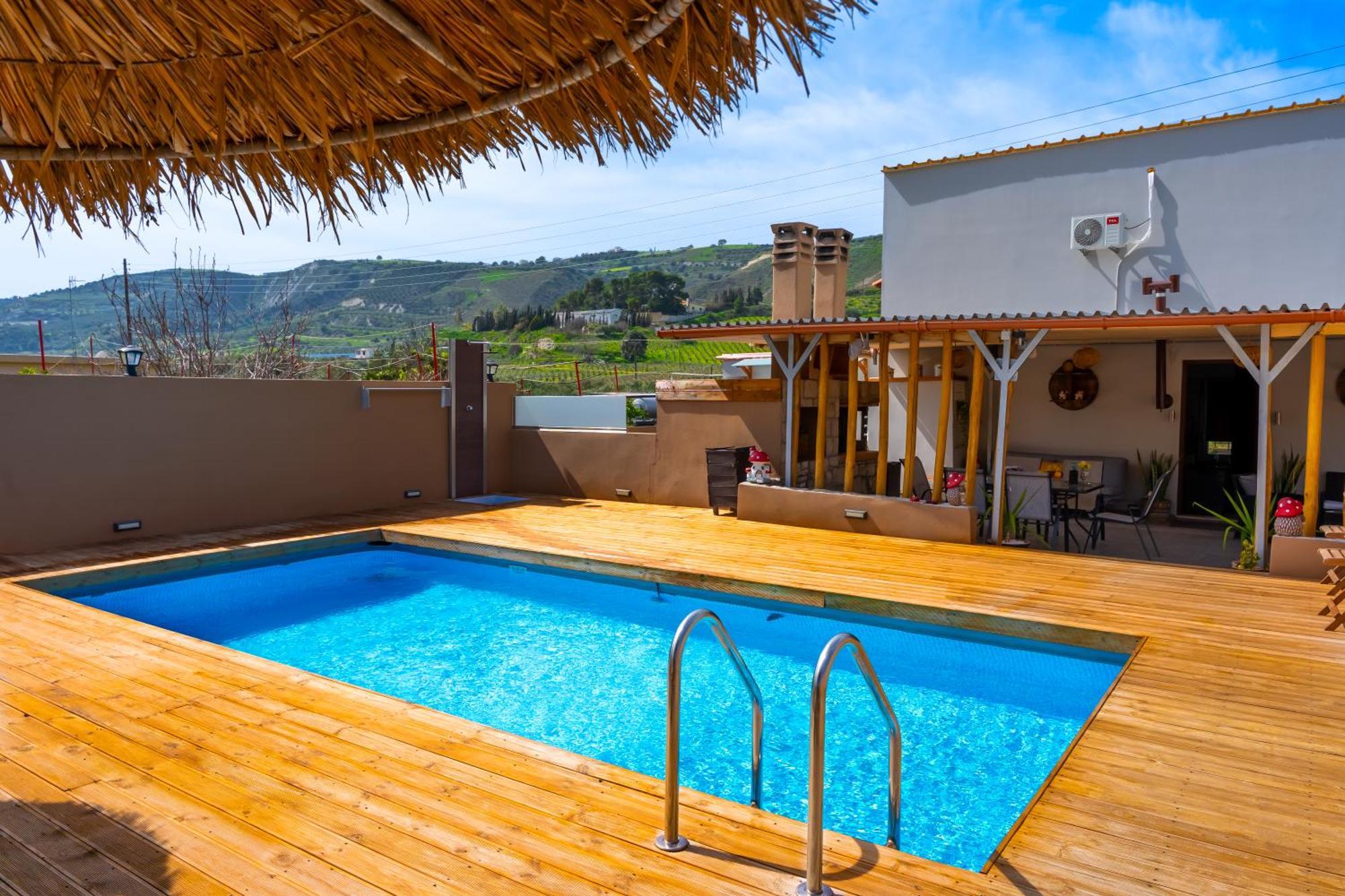 Countryhouse Villa With Pool & Private Parking Kandiye Dış mekan fotoğraf