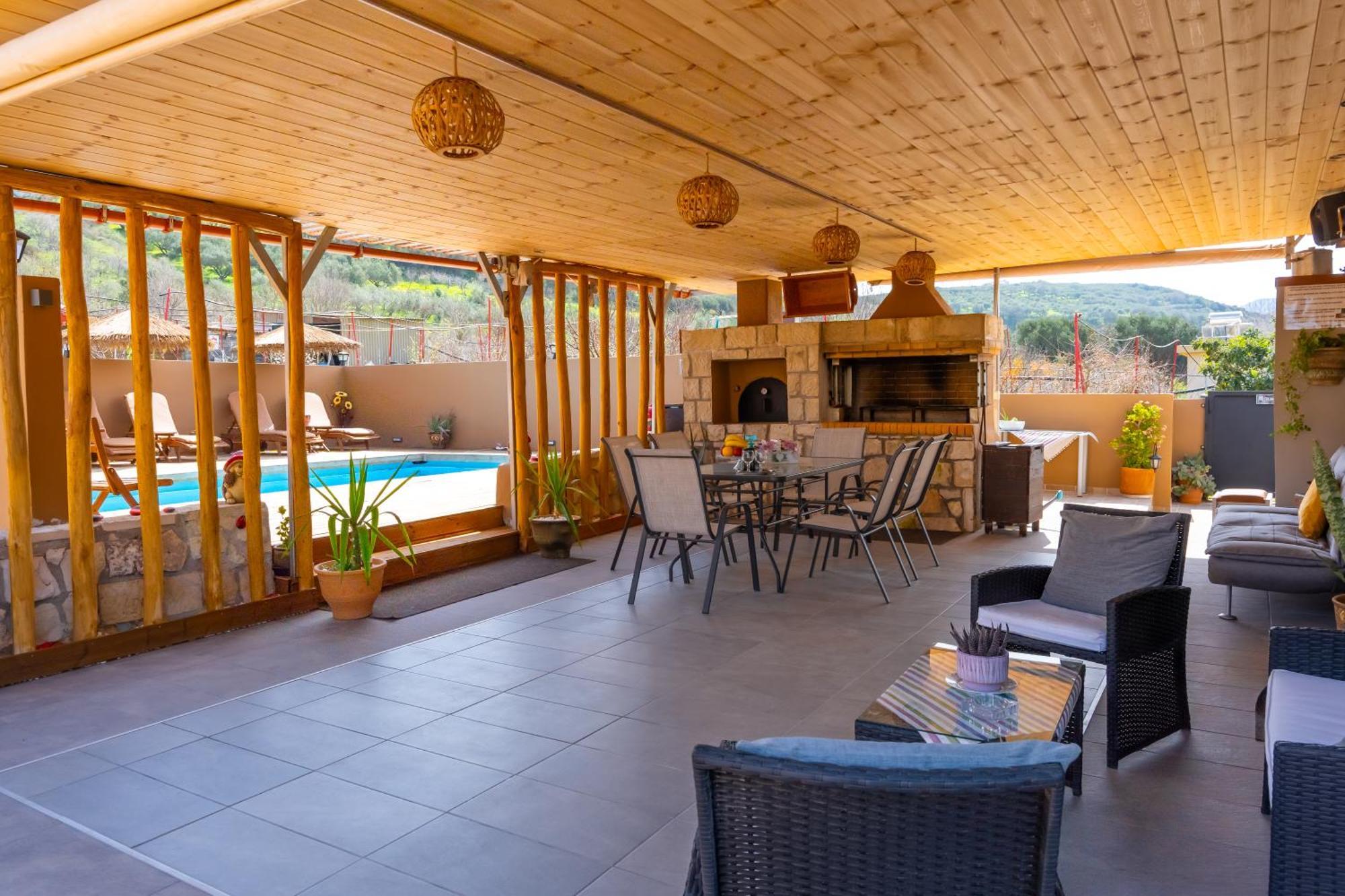Countryhouse Villa With Pool & Private Parking Kandiye Dış mekan fotoğraf