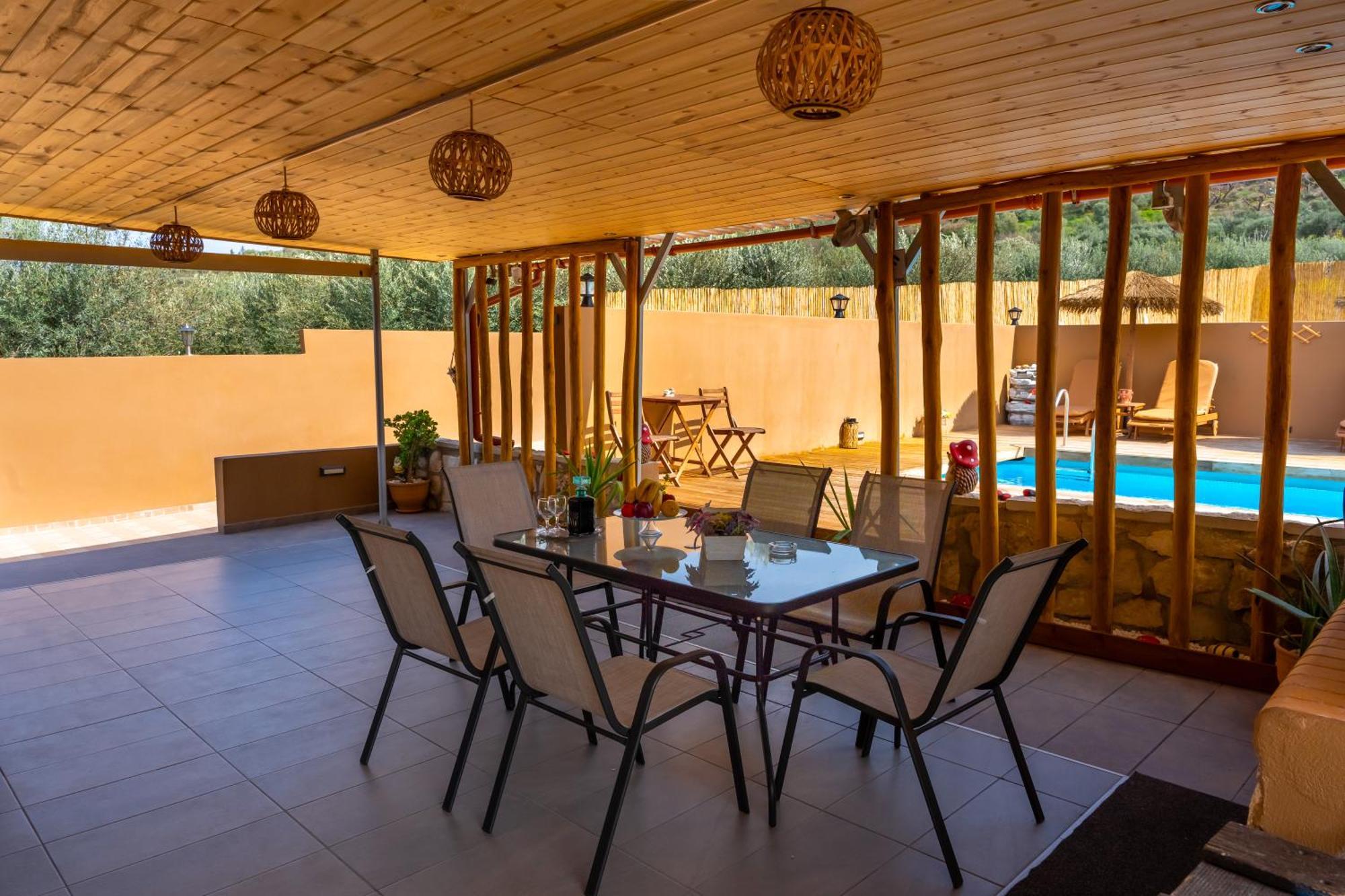 Countryhouse Villa With Pool & Private Parking Kandiye Dış mekan fotoğraf