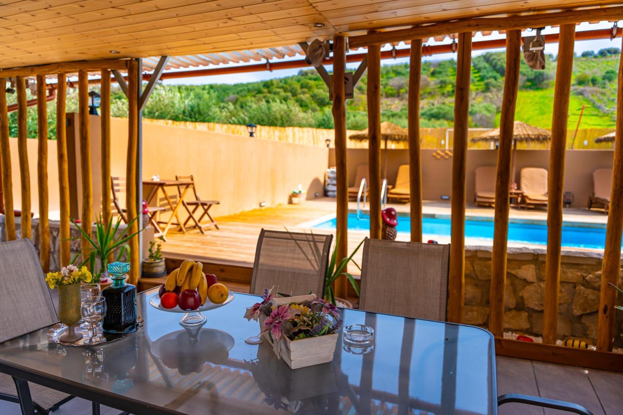 Countryhouse Villa With Pool & Private Parking Kandiye Dış mekan fotoğraf